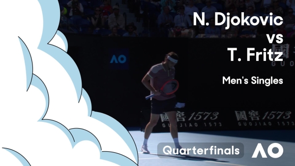 Novak Djokovic v Taylor Fritz Highlights | Australian Open 2024 Quarterfinal