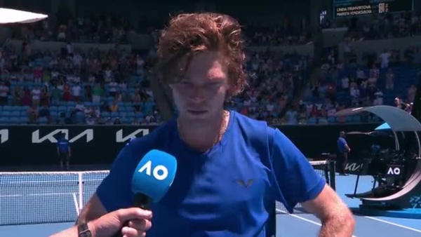 Andrey Rublev On-Court Interview | Australian Open 2023 Third Round